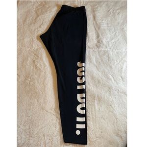 Nike black leggings size large fit a more like a medium, full length